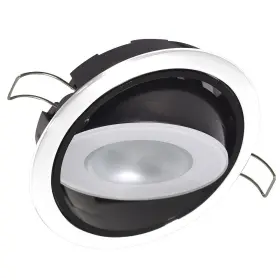 115127 Lumitec Mirage Positionable Down Light - Spectrum Rgbw Dimming White Bezel