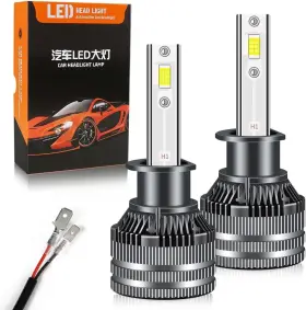 Lunqin 786194859586 H1 For Auto Led Bulb Car Headlight Low Beam High Beams Fog Light Bulbs Lights He
