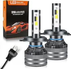 Lunqin 786194859609 H4 9003 Hb2 For Auto Led Bulb Car Headlight Low Beam High Beams Fog Light Bulbs