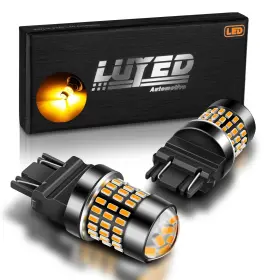 Ly-10166 Luyed 3157 Led Bulb Amber Yellow 1800 Lumens Super Bright 3056 3156 3057 4157 B