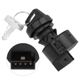4016058 M Mati Ignition Key Switch 4 Position Pin 27.4x10.9mm Black