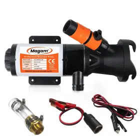 12gmp Magam 732262584935 Rv Macerator Pump 12v Waste With Garden Hose Discharge Port Q