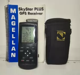 Magellan 763357101270 Aviation Gps Skystar Plus Satellite Navigator For Pilots Powers On