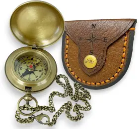 C-3315 Mah Backpacking Navigation 1.9 Inches Antique Edition 2 Brass Finish