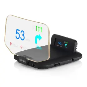 Obd2 Maimeimi C1 Navigation Heads Up Display Turn Indication For 12v Car And Gps Dual Sy