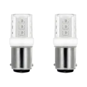 Ba15d Makergroup 619191170395 1076 1142 1004 90 Green Color Led Light Bulbs Double Contact Bayonet Ba
