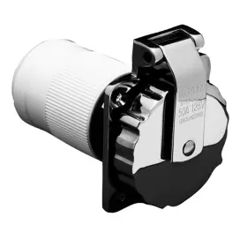 6371el-b Marinco 50amp/125v Stainless Steel Inlet