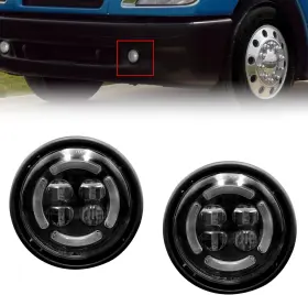 Lv-8870b-g Mbj-auto Led Fog Light Assembly For 2000-2015 Freightliner Columbia And 2004-2015 Century