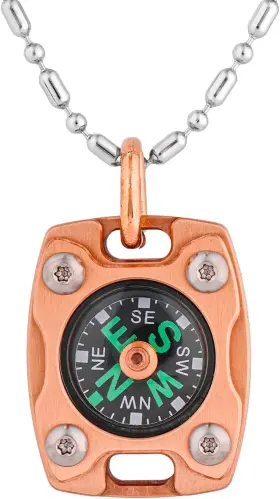 Cmp2-cp Mecarmy 732025498523 Cmp/cmp2 Mini Compass- Meaningful Graduation Birthday Copper