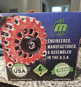 11298320 Mechman Alternators E-series 320 Amp Alternator For 2007 - 2008 Dodge Ram