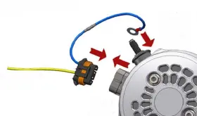 P101-l Mechman Alternators 817301024839 Voltage Boost Harness For Gm 4 Pin Regulators - 1 Volt Increase