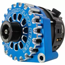 B8206370bl Mechman Alternators Elite Series 370a Blue Alternator Billet For 96-04 Gm 5.7l /