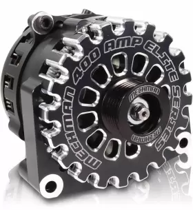 Mm-b8206400b Mechman Alternators E-series 400 Amp Black Alternator For 1996 - 2004 Gm 5.7l Truck