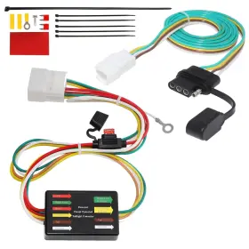A22080900ux0732 Mecmo 4-pin Trailer Wiring Harness 56217 08-19 Toyota Highlander 18-22 Lexus Rx 350