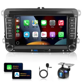 Meteeser B0d22gf95p 7 Android13 Wireless Carplay Android Auto Car Stereo For Vw Jetta