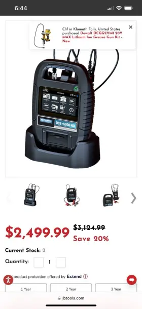 Dss5000 Midtronics Heavy Duty Battery And Electrical System Analyzer 12 V/24 V &