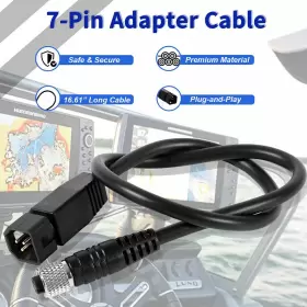 Mkr-us2-8 Minn Kota 1852068 For Humminbird 7-pin Us2 Transducer Adapter Cable #2