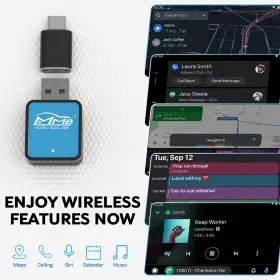 Mmb 744173067995 Mini Android Auto Wireless Adapter For Oem Wired Dongle #3