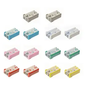 Mntacy 721545810298 14 Pcs Slotted Automotive Mcase 15a 20a 25a 30a 40a 50a 60a 32v Mini Shaped Cart