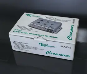 Max23 Mobile Authority 784620004937 New 2-way Electronic Crossover Network Multi Channel Nib
