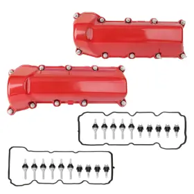 6004-419alur Mocar7 Aluminum Valve Cover Set Compatible With Dodge Ram 1500 Dakota Durango 2004-2