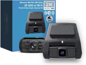 Md-8200 Momento Md8200 M8 Pro 2k Qhd With Dual 5.0ghz Wi-fi Gps Front And Rear Dash Camera