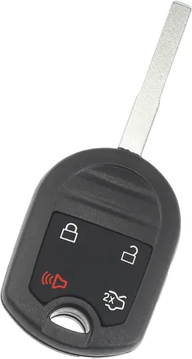 Motoforti 240611001784 Car Remote Control Key For Ford Fiesta 2015-2019 Plastic Black