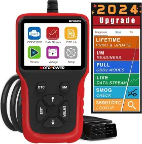 Mp69035 Motopower Inc Obd2 Scanner Universal Car Engine Fault Code Reader