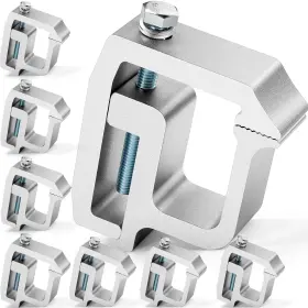 Moveland 744581644399 Upgraded 8 Pcs Truck Topper Clamps - Heavy Duty Camper Shell