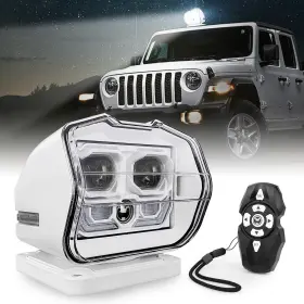 Lw-20s01w23 Movotor Led Search Light Wireless Remote Control White