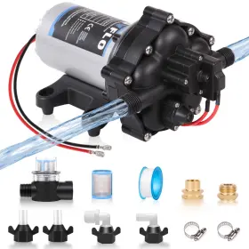 Mrgvflo 717661909237 12v Rv Water Pump Selfpriming Diaphragm With Pressure Switch 7gpm70psi12v