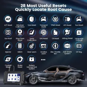 Mucar 313050374343 Scanner Diagnostic Tool Car With 28 Reset Services And Engine System S #2