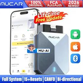 Bt200max Mucar Bt200 Car All System Diagnostic Tool Obd2 Full Scan Bidirectional Scanner