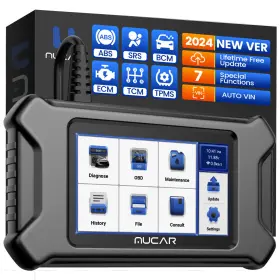 Mucar-cs6 Mucar Cs6 Car Obd2 Scanner Diagnostic Tool Check Engine Abs Srs Tpms Oil Reader