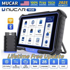 Mucar-vo8 Mucar Vo8 Bidirectional Scanner Auto Diagnostic Tool Full System K Ey Programmer
