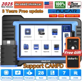 Vo7s Mucar 2025 Bidirectional Car Diagnostic Scanner Tool All System K-ey Coding