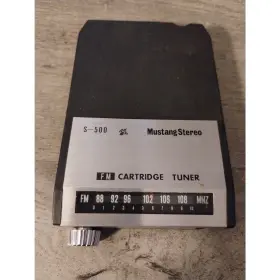 S-500 Mustang Stereo Fm Cartridge Tuner 8 Track