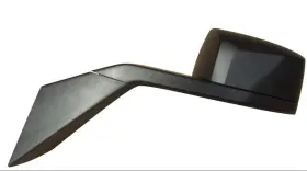 630-670-730-780 Mvptruckparts Mvp23-bp50109 Replacement For Volvo Vnl Black Hood Mirror-driver Side With