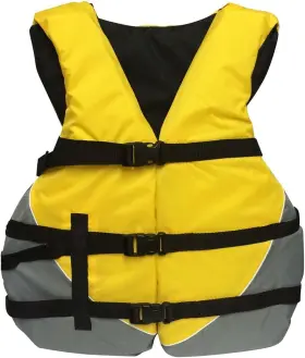 2xl-5xl Mw Watersports 850052363901 Adult Universal Life Vest Uscg Approved Type Iii Yellow