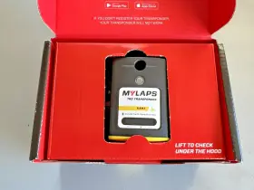 10r911 Mylaps Tr2 Kart Rechargeable Transponder Kit With Subscription #2