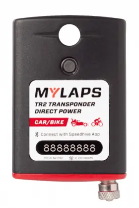 10r971cc Mylaps Tr2 Direct Power Car/bike Transponder Inclu Includes 1 Year Subscription