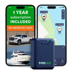 12-mo Myloc8 Ultra Gps Tracker For Vehicles Rugged Waterproof Locator Cars T