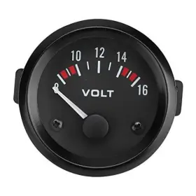 Narootefmaepsczh5 Naroote Volt Gauge Car Voltage Meter Voltmeter 12v 52mm/2in 8-16v