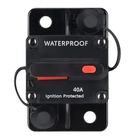 Jtst0012 Nc 40 Amp Waterproof Circuit Breaker With Manual Reset 12v-48v Dc For Car Marine