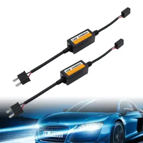 Ngjmq1301-h7 Nghey Nghay H7-2pc Led Headlight Decoder Eliminates Radio Interference Fault Light