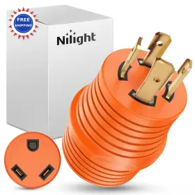 L14-30p Nilight 50374rv Power Adapter 30a Rv 4 Prong Locking Plug 125v Heavy Duty Tt-30r