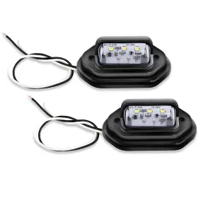 Tl-17 Nilight 2pcs 12v Led License Tag Light Convenience Courtesy Door Step Lights