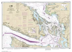 18400 Noaa Strait Of Georgia/san Juan Islands/strait De Fuca Paper Chart #3