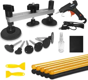 Ds-456 Nobrand Paintless Dent Repair Kit With Bridge Puller For Car And Metal Surfaces