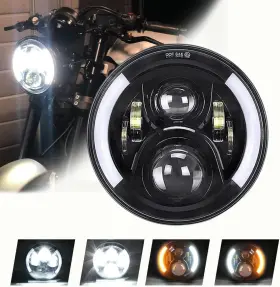Tg-h-32 Nobrand 7 Inch Led Motorcycle Headlight With Drl Turn Signal Lights For Sign